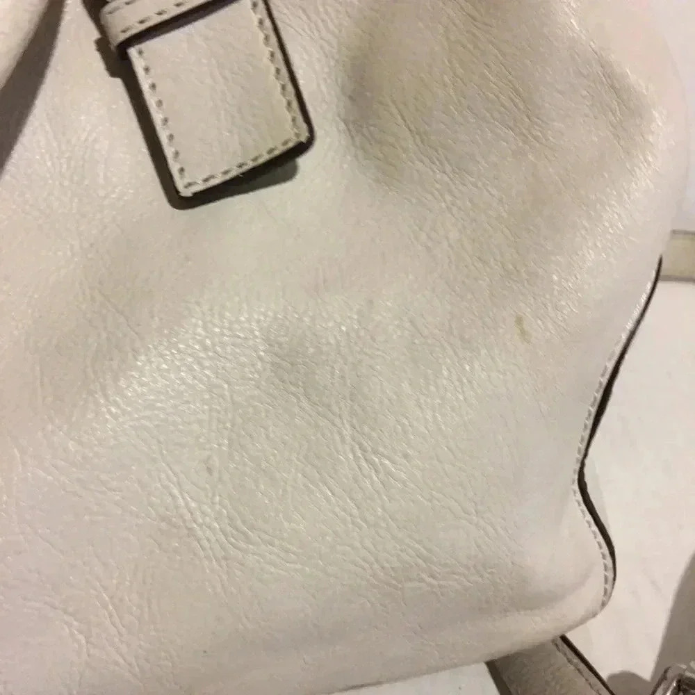 Michael kors master  leather mix satchel handbag - Picture 4 of 8